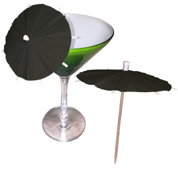 Black Cocktail Umbrellas 2nd Pic