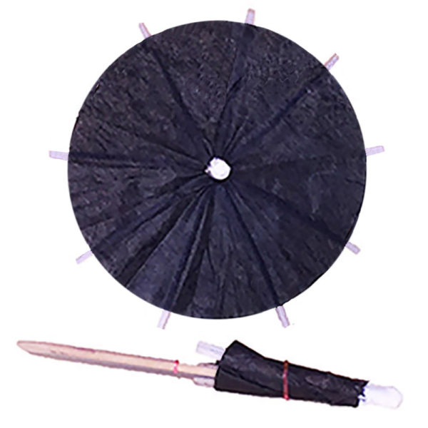 Black Cocktail Umbrellas