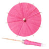 Fuchsia Pink Cocktail Umbrellas