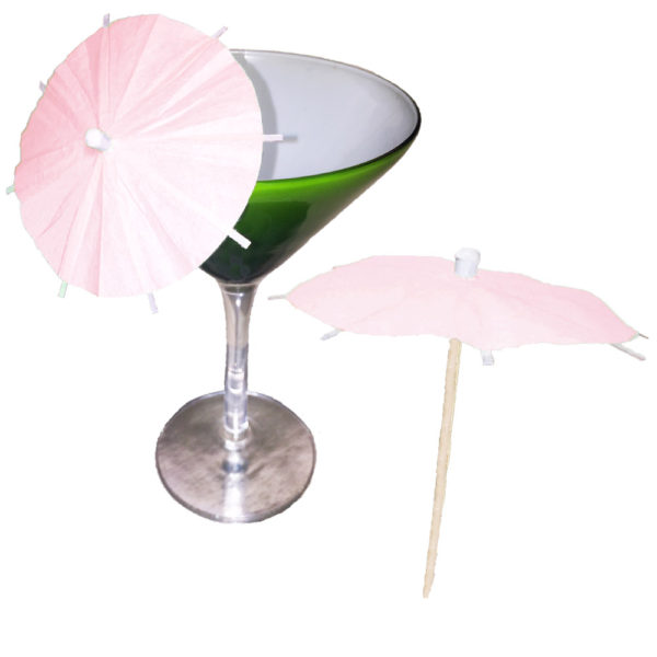 Light Pink Cocktail Umbrellas 2nd Pic