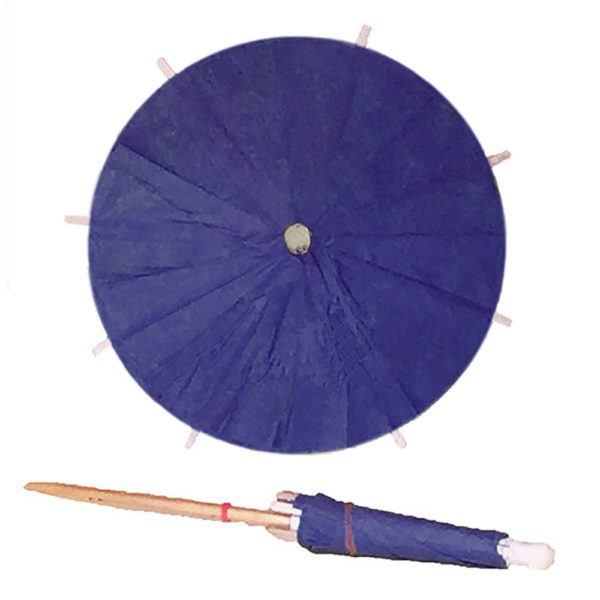 Royal Blue Cocktail Umbrellas