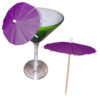 Violet Purple Cocktail Umbrellas 2nd Pic