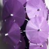 Lilac Purple Cocktail Umbrellas Aligned
