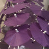 Lilac Purple Cocktail Umbrellas Perspective