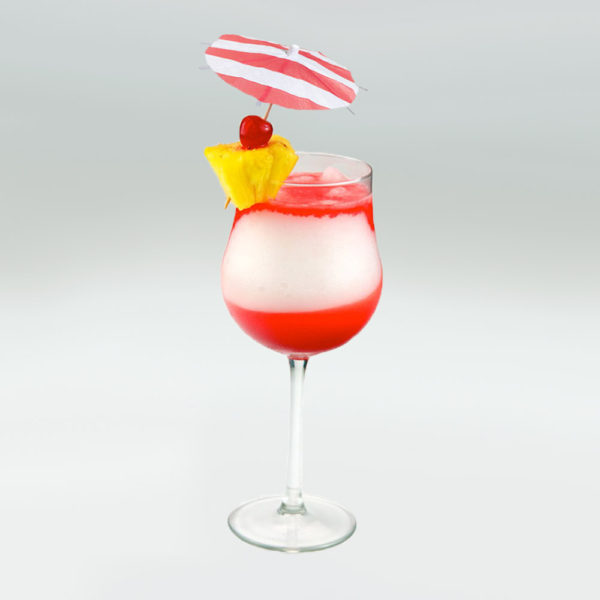 Red & White Stripe Cocktail Umbrellas in Cocktail