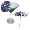 Silver Foil Cocktail Umbrellas