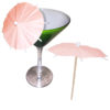 Blushing Pink Cocktail Umbrellas 2nd Pic