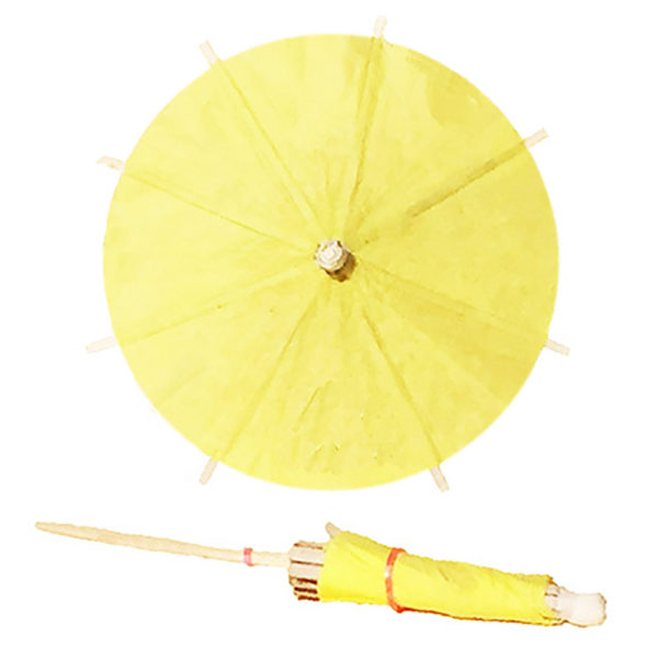 Canary Yellow Cocktail Umbrellas