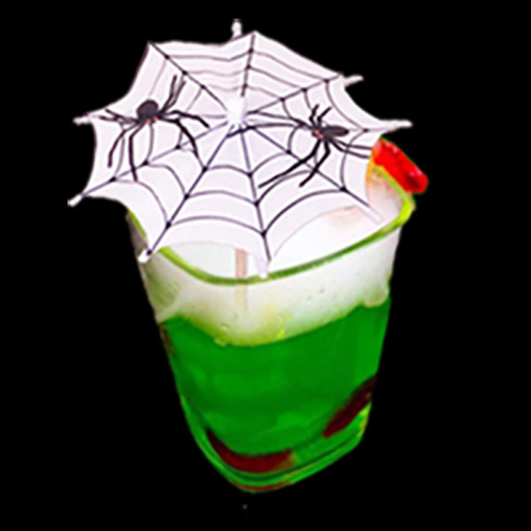 Spiders Halloween Cocktail Umbrellas
