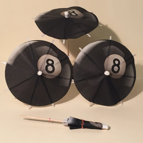 8-Ball Cocktail Umbrellas Group