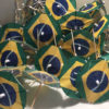 Brazil Flag Cocktail Umbrellas Open Collage