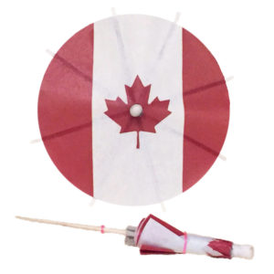 Canada Flag Cocktail Umbrellas