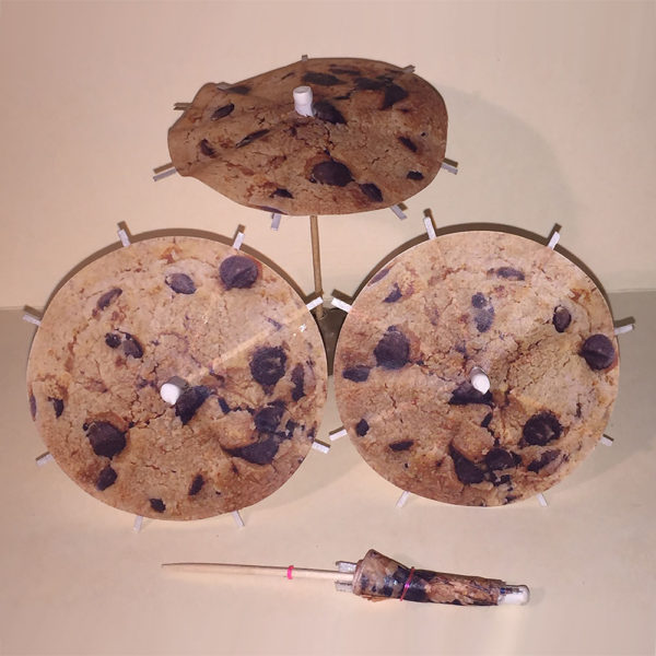 Chocolate Chip Cookie Cocktail Umbrellas Group