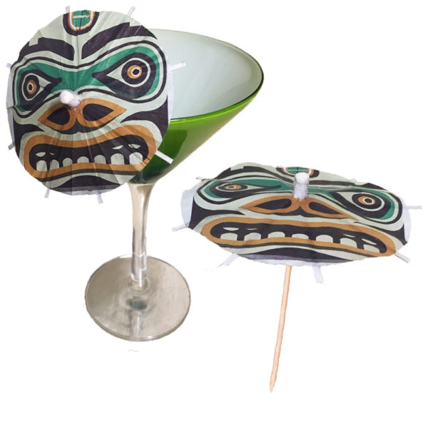 Totem Mask Cocktail Umbrella