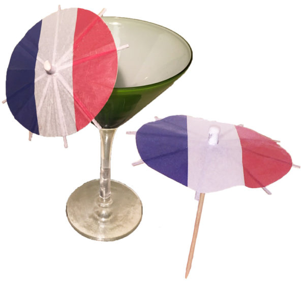 France Cocktail Umbrellas