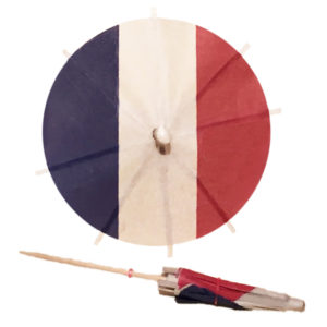 France Flag Cocktail Umbrellas
