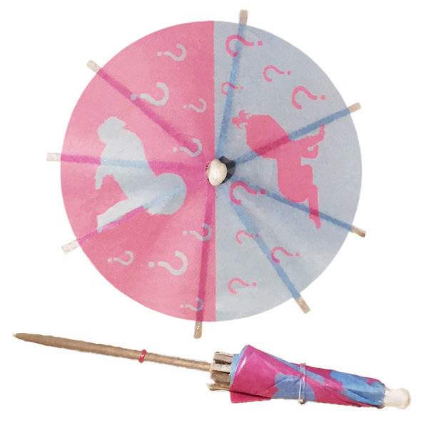 Gender Reveal Cocktail Umbrellas