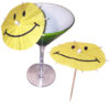 Happy Face Cocktail Umbrella