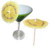 Lemon Gin & Tonic Cocktail Umbrellas
