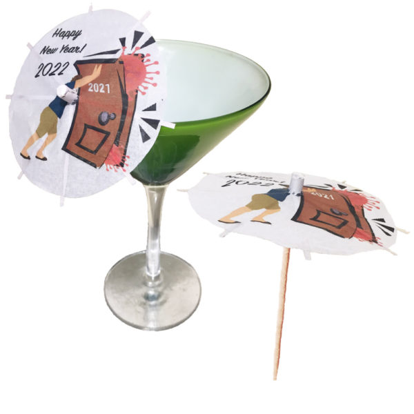 New Years Cocktail Umbrellas