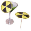 Radioactive Cocktail Umbrellas
