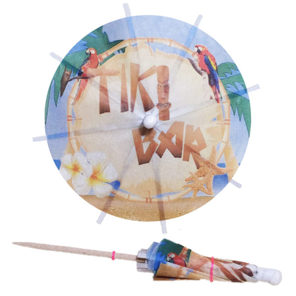 Tiki Bar Cocktail Umbrellas