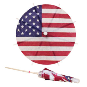 USA Flag Cocktail Umbrellas