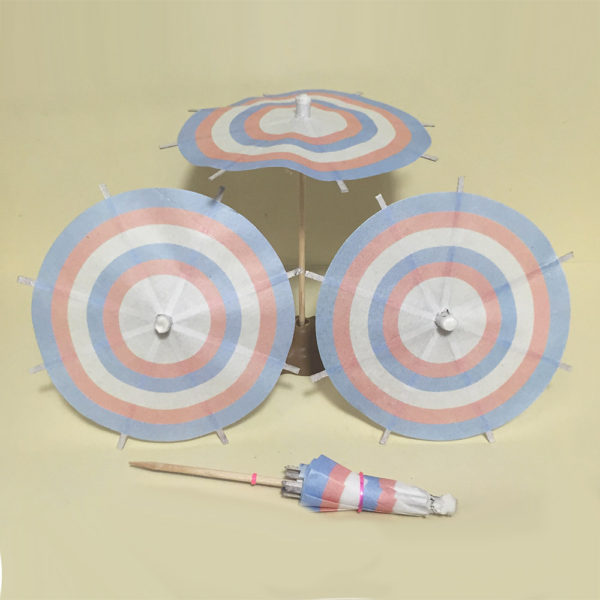 Trans Rings Cocktail Umbrellas Group