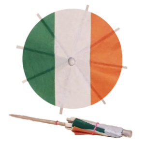 Ireland Flag Cocktail Umbrellas