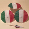 Italy Flag Cocktail Umbrellas Group