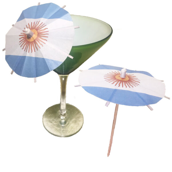 Argentina Flag Cocktail Umbrellas