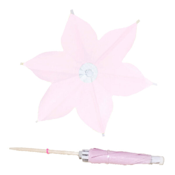 Pink Lily Cocktail Umbrella Flower