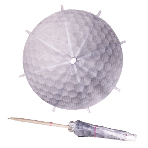 Golf Ball Cocktail Umbrella