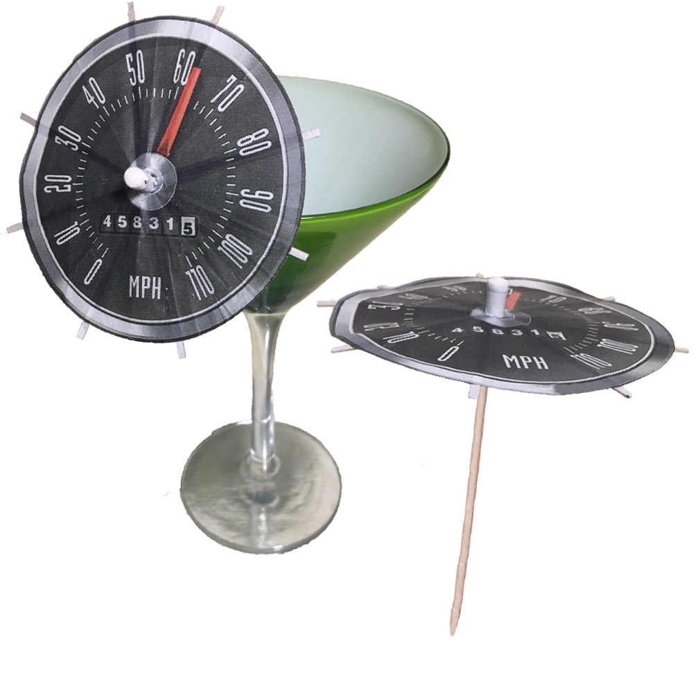 Speedometer Cocktail Umbrellas